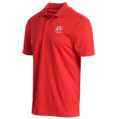 Pebble Beach Performance Polo by adidas-Red-2XL