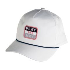 Play the Hay Performance Rope Cap by Imperial -White