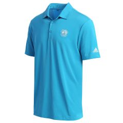 Pebble Beach Men's Ultimate365 Solid Polo by Adidas-Turquoise-S