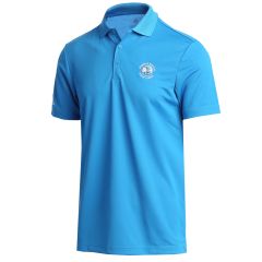 Pebble Beach Men's Performance Polo by adidas-Bright Blue-2XL