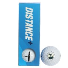 Pebble Beach Distance Plus sleeve of balls by TaylorMade Golf
