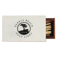 Pebble Beach Pin Flag Scene Match Box