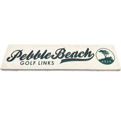 Pebble Beach Golf Links Decorative Wall Sign-White