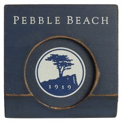 Pebble Beach Wooden Putting Cup-Navy