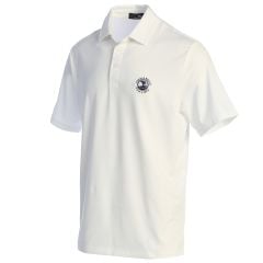 Pebble Beach Classic Fit Solid Performance Polo by Ralph Lauren-White-M