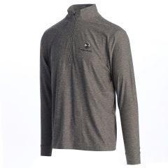 Pebble Beach Linear Crusher 1/4 Zip Pullover by Straight Down-Grey-S