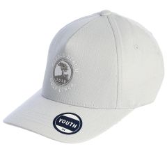 Pebble Beach Youth Fitted Leezy Hat by Travis Mathew-Grey