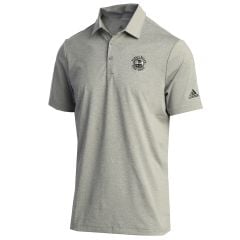 Pebble Beach Men&#039;s Ultimate365 Solid Polo by Adidas-Grey-S