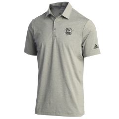 Pebble Beach Men&#039;s Ultimate365 Solid Polo by Adidas-Grey-M