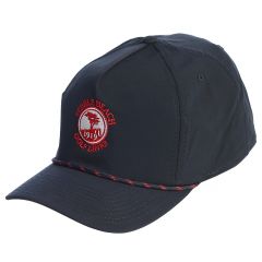 Pebble Beach Men's Performance Rope Hat by Imperial Headwear-Navy & Red