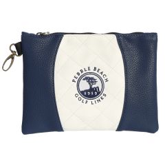 Pebble Beach Elite Continental Zipper Pouch by PRG-Navy