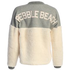 Pebble Beach Youth Ivory Cuddle Fleece Sweatshirt by Spirit Clothing-XS