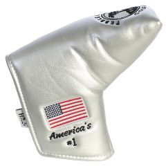 Pebble Beach Solid Blade Putter Cover-Grey