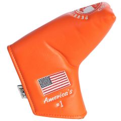 Pebble Beach Solid Blade Putter Cover-Orange