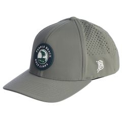 Pebble Beach Curved Rogue Performance Hat by Branded Bills-Grey