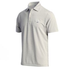 Pebble Beach Striped Polo by Peter Millar-Grey-S