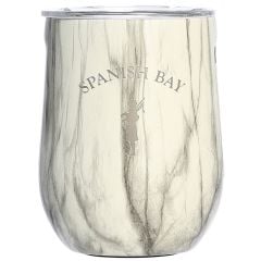 Spanish Bay Marble Stemless Cup with Lid by Corkcicle