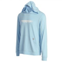 Concours d'Elegance Relay Hoodie Tee -Ice Blue-L