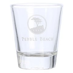 Pebble Beach Logo Shot Glass