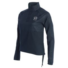 Pebble Beach Women's Embossed 1/4 Snap Pullover by adidas
