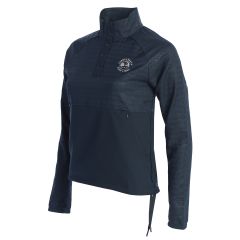 Pebble Beach Women's Embossed 1/4 Snap Pullover by adidas-L