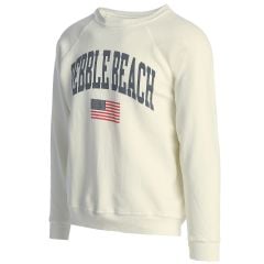 Pebble Beach Black Label Flag Crew Sweatshirt by Original Retro Brand