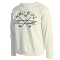 Pebble Beach Black Label Links Club Crew Sweatshirt by Original Retro Brand-XS