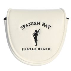 Spanish Bay Mallet Putter Cover&nbsp;by PRG-White