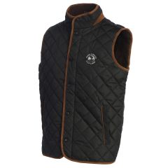Pebble Beach Quilted Field Vest by Divots-Black-XL