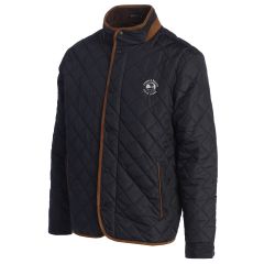 Pebble Beach Quilted Field Jacket by Divots-Navy-M