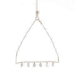 Pebble Beach Dainty Gold Necklace
