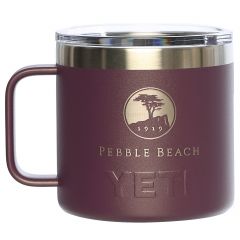 Pebble Beach 14 oz Rambler Mug by Yeti-Purple