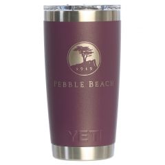 Pebble Beach 20 oz Tumbler by Yeti-Purple