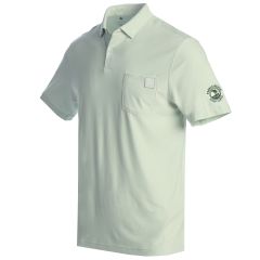 Pebble Beach Spring Bloom Go-To Pocket Polo by Adidas-M-Green