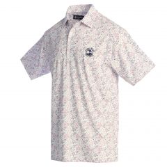 Pebble Beach Fireworks Polo by Donald Ross-White-L