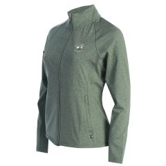 Pebble Beach Women's Adapt Eco Knit Full Zip Jacket by Cutter &amp; Buck-Forest-XS
