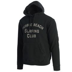 Pebble Beach Surfing Club Black Label Hoodie by Original Retro Brand-Black-XS