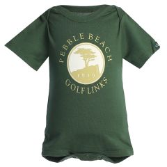 Pebble Beach Forest and Gold Onsie by Garb