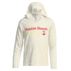 Pebble Beach Youth Oatmeal Golf Links Hoodie by Garb-L