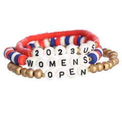 2023 U.S. Women's Open Stack of Stretch Bracelets