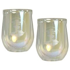 AT&T Pebble Beach Pro-Am Prism Stemless Wine Glass Set by Corkcicle