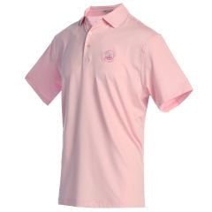Pebble Beach Solid Pink Polo by Peter Millar