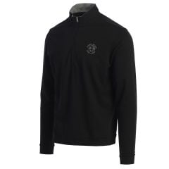 Pebble Beach Elevated 1/4 Zip Pullover by adidas-Black-S