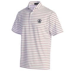 Pebble Beach Classic Fit Striped Jersey Polo by Ralph Lauren-M