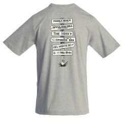 Pebble Beach All Courses Sign Tee by Ahead-Grey-M