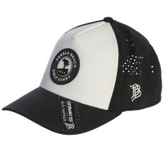 Pebble Beach Youth Curved Performance Hat by Branded Bills-Black