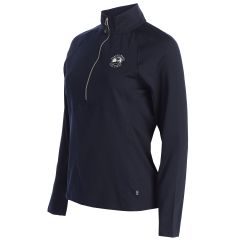 Pebble Beach Adapt Eco Knit 1/4 Zip Pullover by Cutter &amp; Buck-Navy-S