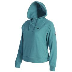 Pebble Beach Women's Go-To Hoodie by adidas-Turquoise-XS