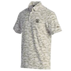 Pebble Beach All Over Go-To Polo by adidas-White-L