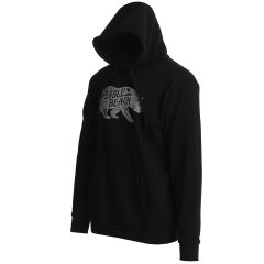 Pebble Beach Comfort Heather Forest Bear Hoodie by American Needle-Black-S